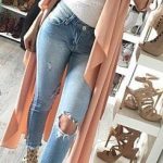 apricot trench + basics