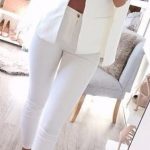 blazer cape + skinny pants + sandals