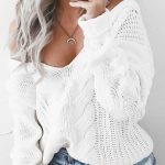 chunku knit + denim shorts