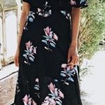 floral maxi dress