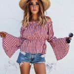 gingham + denim