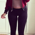 leggings + bomber jacket