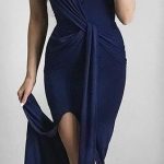 navy maxi dress