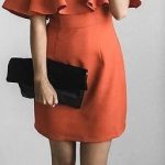 orange frills + little dress